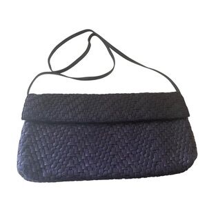 Banana Republic Navy Crossbody Bag Sleek Minimalist Design